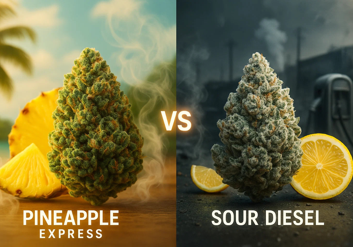 Pineapple Express vs Sour Diesel: Which Strain Reigns Supreme?