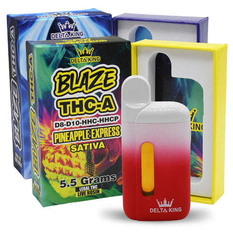 BLAZE THCA Delta 8 Vape with 5.5GR of D10, HHC & HHCP