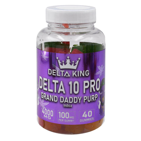 Delta-10 PRO Gummies w/ 100mg D10-THC Per Gummy 40ct. Strain Flavors