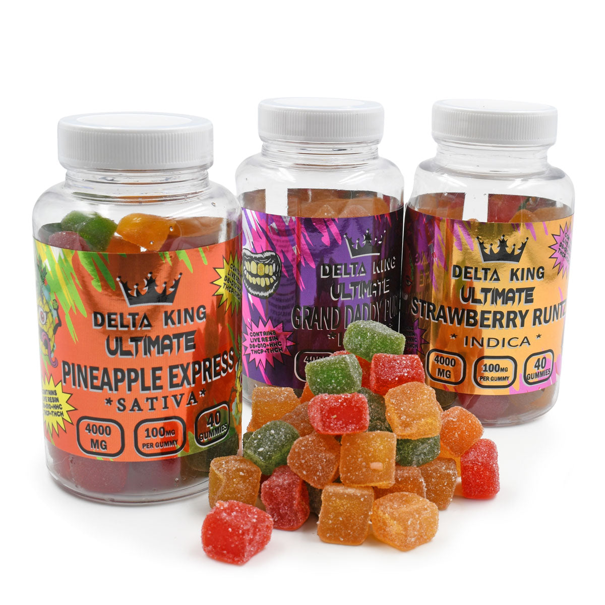 Super Chill CBD - Delta 10 Gummies Jar - 4000 MG - 100% Natural