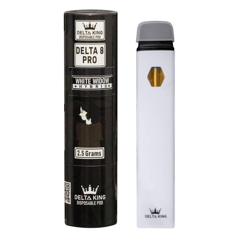 Pro Delta 8 Vape White Widow 25gr 2500mg Disposable Hybrid 4935