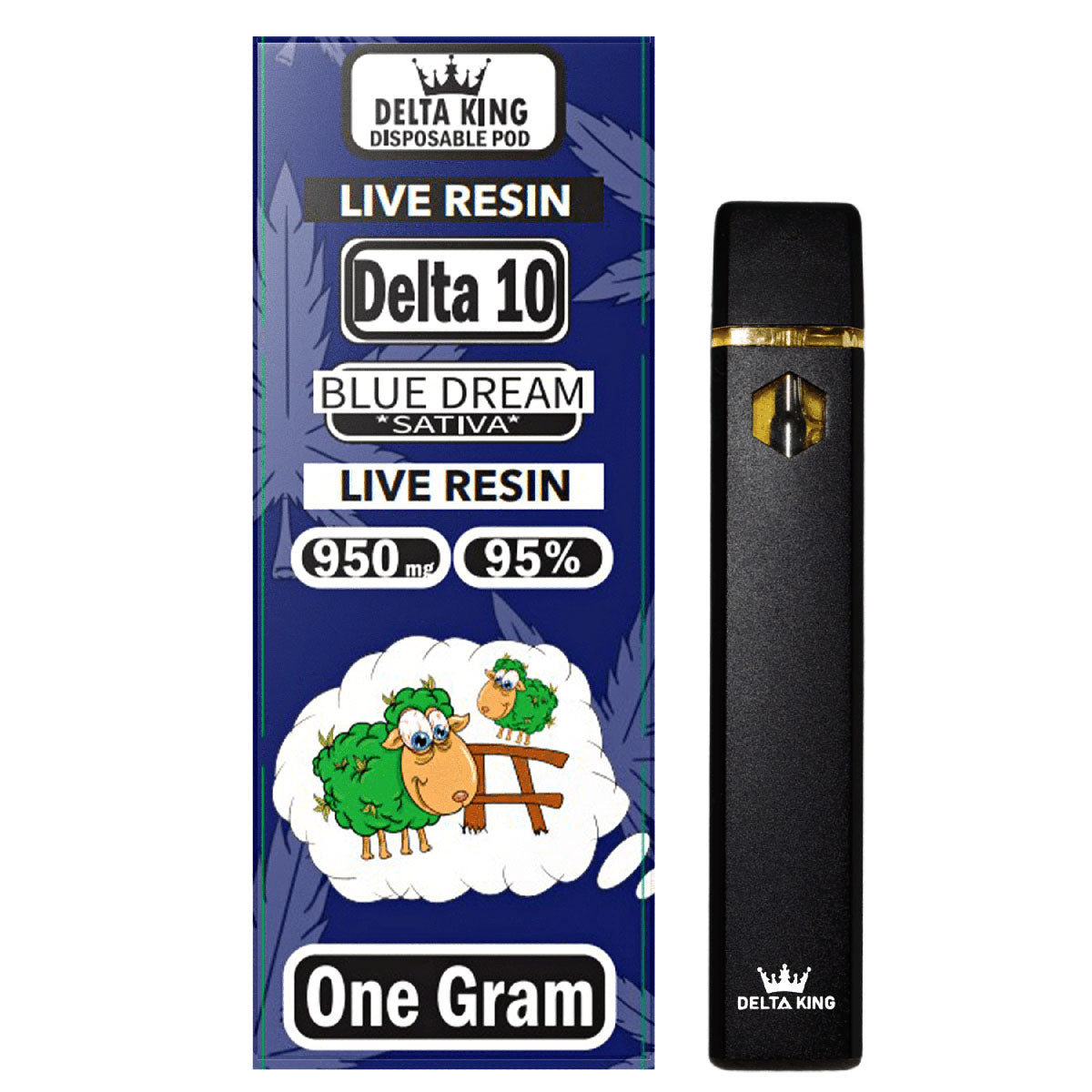 Blue Dream Delta 10 Vape Disposable 1gr Sativa Delta King 5365