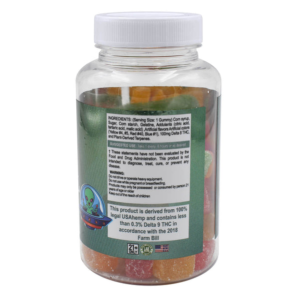 PRO Delta 8 Gummies 40ct Sour Diesel Sativa