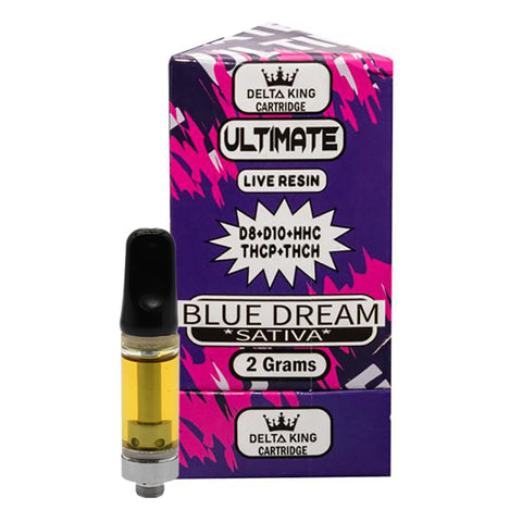 Blue Dream HHC Carts 2gr Live Resin Delta-8 + Delta-10 Sativa Strain Ultimate Blend