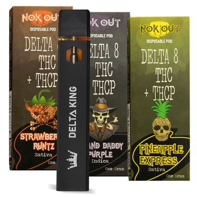 NokOut Delta 8 Disposable Vape w/ HHC and THCP