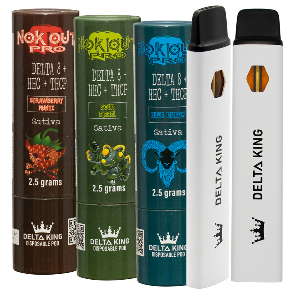 NokOut THC blend Infused products by Delta-King