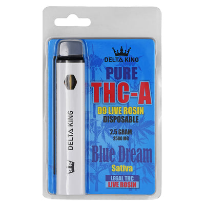 PURE THCA Vape 2.5GR Delta-8 THC-A Distillate, Sativa & Indica Strains