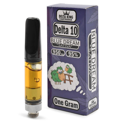 Delta 10 Carts 1 Gram Prefilled Indica, Sativa or Hybrid Strain D10 THC Oil