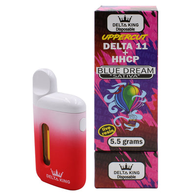 Uppercut Delta 11 Vape Disposable 5.5gr Indica, Sativa or Hemp Extract