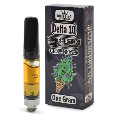 Delta 10 Carts 1 Gram Prefilled Indica, Sativa or Hybrid Strain D10 THC Oil