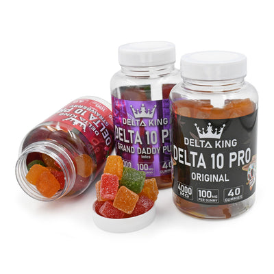 Delta-10 PRO Gummies | 100mg D10-THC Per Gummy 40ct. | Canna Strain Flavors