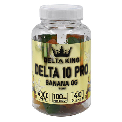 Delta 10 Gummies PRO - 100mg D10-THC Per Gummy 40ct. Strain Flavors