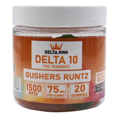 Delta 10 Gummies, 20ct. 100mg D10-THC Per Gummy - Canna Strain Flavors