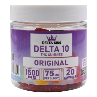 Delta 10 Gummies, 20ct. 100mg D10-THC Per Gummy - Canna Strain Flavors