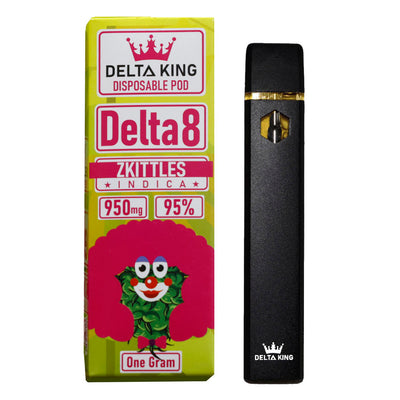 Delta 8 Vape Disposable 1GR Delta-8 THC Oil Hybrid, Sativa & Indica Strain