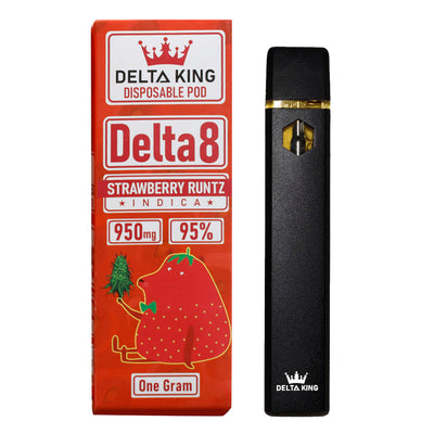 Delta 8 Vape Disposable 1GR Delta-8 THC Oil Hybrid, Sativa & Indica Strain