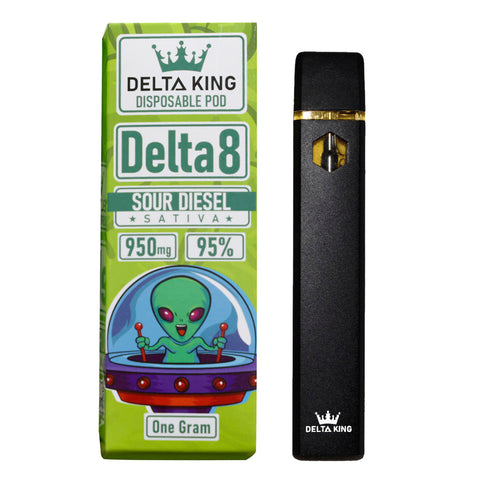 Delta 8 Vape Disposable 1GR Delta-8 THC Oil Hybrid, Sativa & Indica Strain