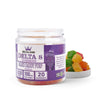 Delta 8 Gummies 20ct Open Jar Grand Daddy Purple Indica Cannabis Strains