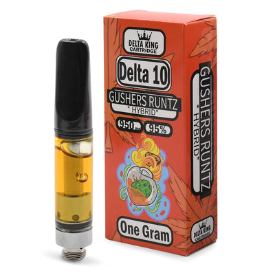 Delta 10 Carts 1 Gram Prefilled Indica, Sativa or Hybrid Strain D10 THC Oil