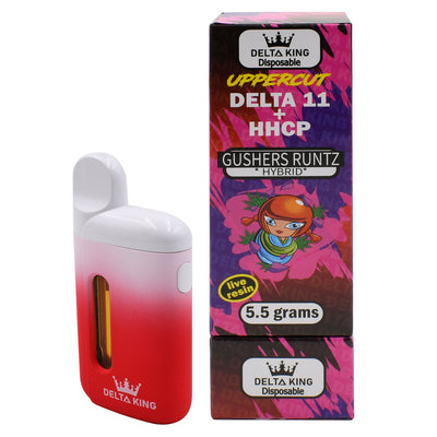 Uppercut Delta 11 Vape Disposable 5.5gr Indica, Sativa or Hemp Extract