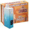 Gushers Runtz Strain  Savage THCA Vape with 8ml Oil Capacity, Digital Display of Voltage Setting, Oil Level  Window