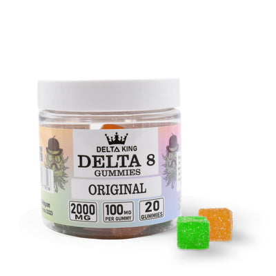 Delta 8 Gummies 20ct Jar Original Hybrid Cannabis Strains