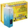 Pineapple Express Strain  Savage THCA Vape with 8ml Oil Capacity, Digital Display of Voltage Setting, Oil Level  Window