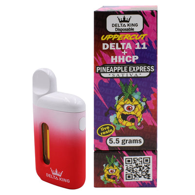 Uppercut Delta 11 Vape Disposable 5.5gr Indica, Sativa or Hemp Extract