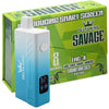 Sour Diesel Sativa Savage THCA Vape 8ml Capacity, Digital Display of Voltage Setting, Oil and Power Level