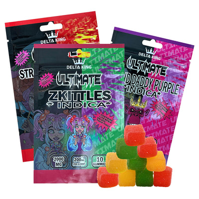 Ultimate Indica - Sativa Delta-8 THC Gummies 10ct