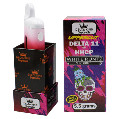 Uppercut Delta 11 Vape Disposable 5.5gr Indica, Sativa or Hemp Extract