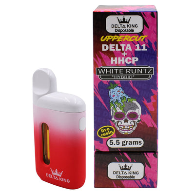 Uppercut Delta 11 Vape Disposable 5.5gr Indica, Sativa or Hemp Extract