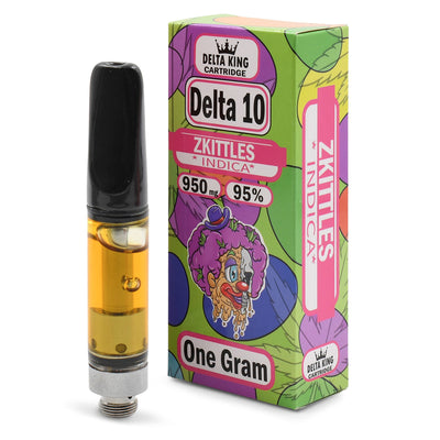 Delta 10 Carts 1 Gram Prefilled Indica, Sativa or Hybrid Strain D10 THC Oil