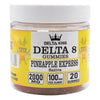 Delta 8 Gummies 20ct Jar Pineapple Express Sativa Cannabis Strains