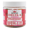 Delta 8 Gummies 20ct Jar Strawberry Indica Cannabis Strains