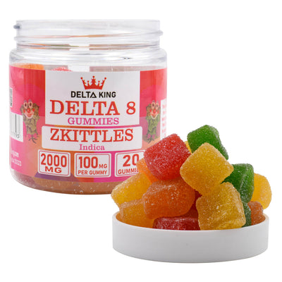 ZKittles Delta 8 Gummies 20ct Indica Strains